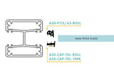 P115/65 glazing rubber